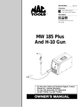 Miller MW 185 PLUS AND H-10 GUN Owner's manual