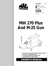 Miller MW 270 PLUS AMD M-25 GUN Owner's manual