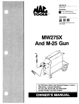 Miller MWX275X Owner's manual