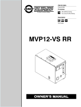 Miller MYP12-VS RR Owner's manual