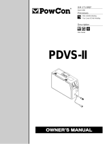 Miller PDVS-II POWCON Owner's manual