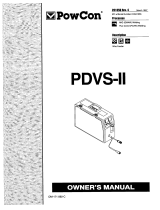 Miller PDVS-II POWCON Owner's manual