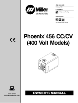 Miller PHOENIX 456 400V AC CE Owner's manual