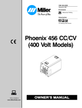 Miller PHOENIX 456 400V AC CE Owner's manual