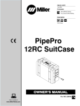 Miller PIPEPRO 12RC SUITCASE CE Owner's manual