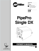 Miller PIPEPRO SINGLE DX Owner's manual