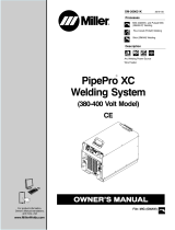 Miller PIPEPRO XC WELDING SYSTEM CE (380-400 VOLT MODEL) Owner's manual