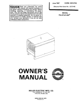 Miller JG121462 Owner's manual