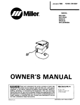 Miller RFC-14 Owner's manual