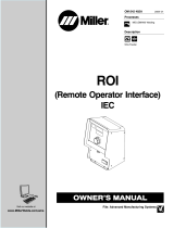Miller ROI (REMOTE OPERATOR INTERFACE) IEC Owner's manual