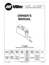 Miller S-32P SUPER Owner's manual