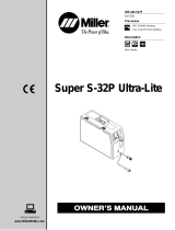 Miller S-32P SUPER ULTRA-LITE Owner's manual