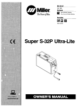 Miller S-32P SUPER ULTRA-LITE Owner's manual