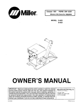 Miller S-52D Owner's manual