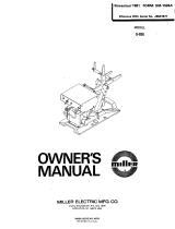 Miller S-52E Owner's manual