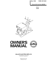 Miller S-54D Owner's manual