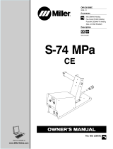Miller S-74 MPA CE Owner's manual