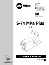 Miller S-74 MPA PLUS Owner's manual