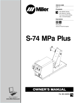 Miller S-74 MPA PLUS Owner's manual