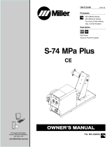 Miller S-74 MPA PLUS CE Owner's manual