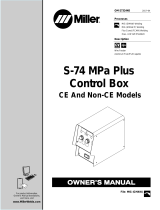 Miller S-74 MPA PLUS CONTROL BOX CE Owner's manual
