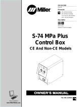 Miller S-74 MPA PLUS CONTROL BOX CE AND NON CE Owner's manual