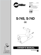 Miller S-74S CE Owner's manual