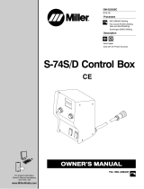 Miller S-74S/D CONTROL BOX Owner's manual