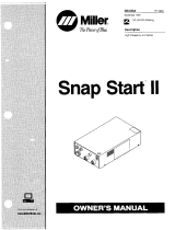 Miller Snap Start II Owner's manual