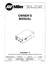 Miller KG088116 Owner's manual