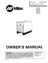 Miller SRH-555 Owner's manual