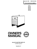 Miller SRH-666 Owner's manual