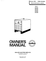 Miller JA418716 Owner's manual