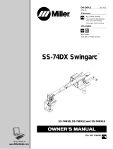 Miller SS-74DX SWINGARC Owner's manual