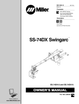 Miller SS-74DX SWINGARC Owner's manual