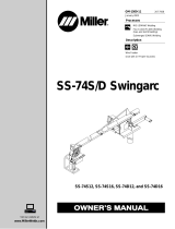 Miller SS-74S/D SWINGARC Owner's manual