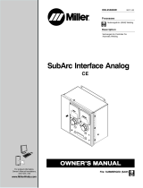 Miller SUBARC INTERFACE ANALOG CE Owner's manual