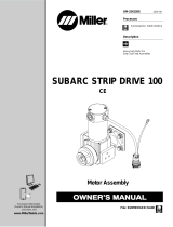 Miller SUBARC STRIP DRIVE 100 CE Owner's manual