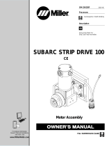 Miller SUBARC STRIP DRIVE 100 CE Owner's manual