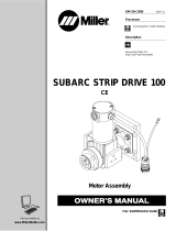 Miller SUBARC STRIP DRIVE 100 CE Owner's manual