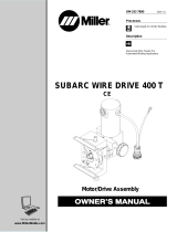 Miller SUBARC WIRE DRIVE 400 T CE Owner's manual