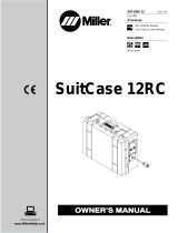 Miller SUITCASE 12RC CE Owner's manual