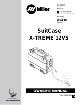 Miller SUITCASE II X-TREME 12VS 300876 Owner's manual