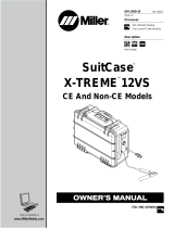 Miller SUITCASE X-TREME 12VS CE Owner's manual