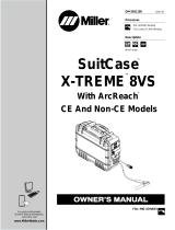 Miller SuitCase X-TREME 8VS Owner's manual