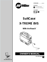 Miller SuitCase X-TREME 8VS Owner's manual