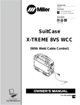 Miller SuitCase X-TREME 8VS WCC Owner's manual