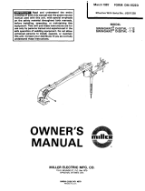 Miller SWINGARC DIGITAL-1 12 AND 16 Owner's manual