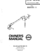 Miller JA458805 Owner's manual