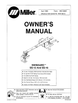 Miller SWINGARC SS-12 AND 16 Owner's manual